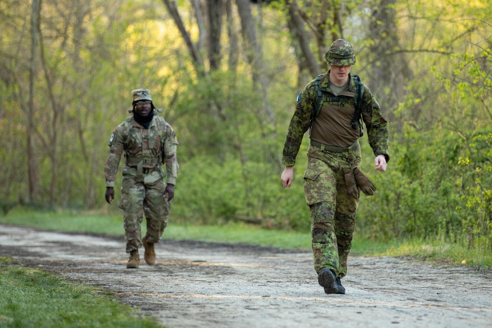 2026 Maryland State Best Warrior Competition Norwegian Foot March