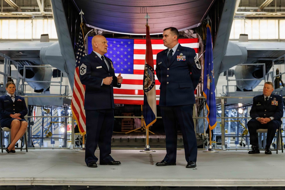 Chief Master Sgt. Daniel Mears Promotion Ceremony