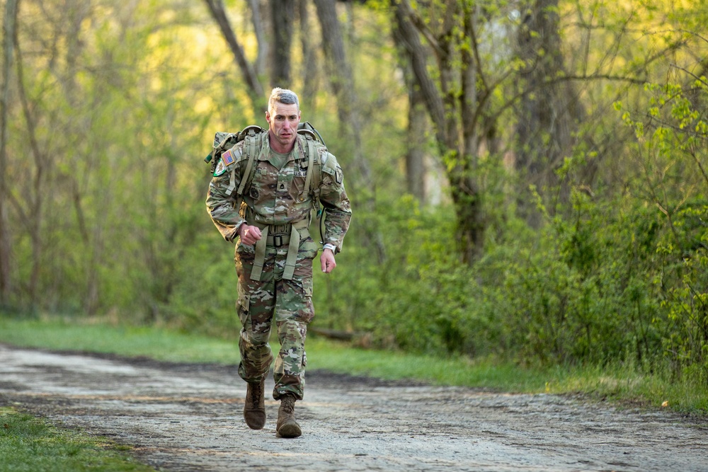 2026 Maryland State Best Warrior Competition Norwegian Foot March