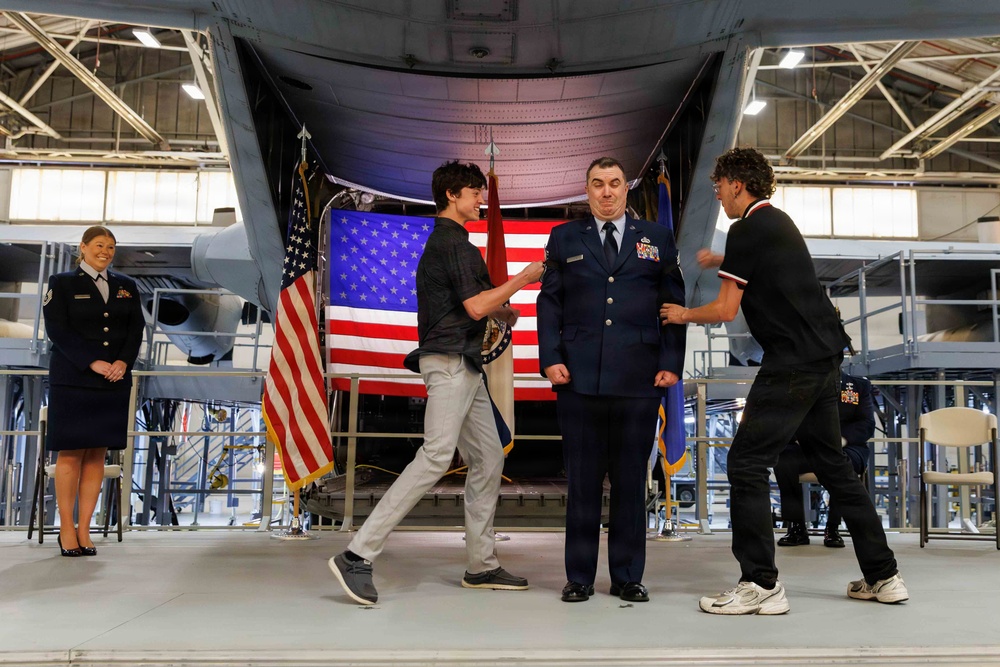 Chief Master Sgt. Daniel Mears Promotion Ceremony