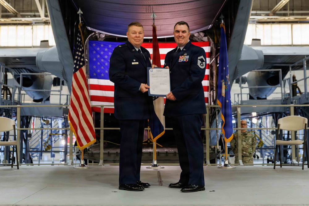 Chief Master Sgt. Daniel Mears Promotion Ceremony