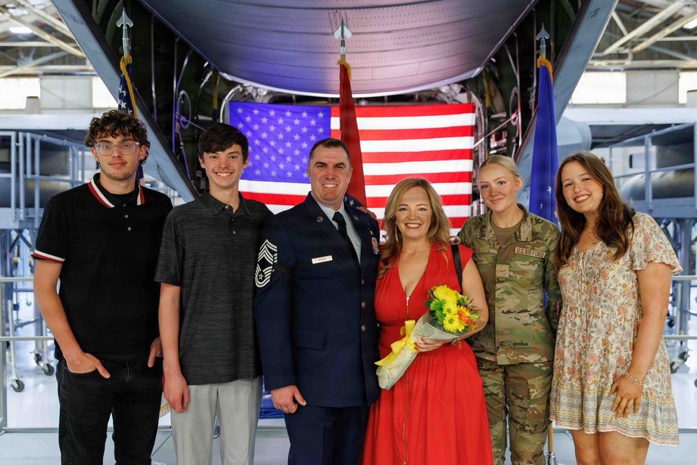 Chief Master Sgt. Daniel Mears Promotion Ceremony