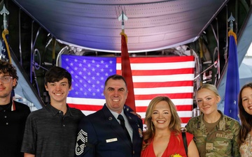 Chief Master Sgt. Daniel Mears Promotion Ceremony