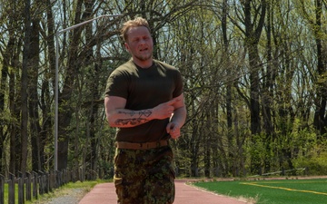 Estonian Soldier Runs