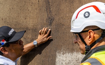 Joint Engineering Effort Assesses Bridge of the Americas in Panama