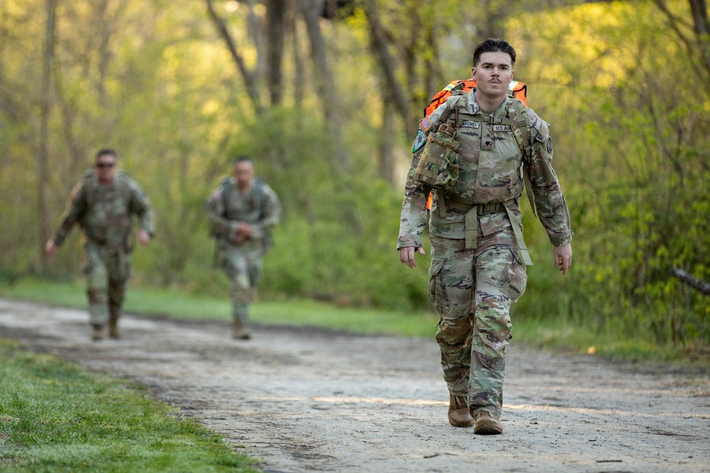 2026 Maryland State Best Warrior Competition Norwegian Foot March
