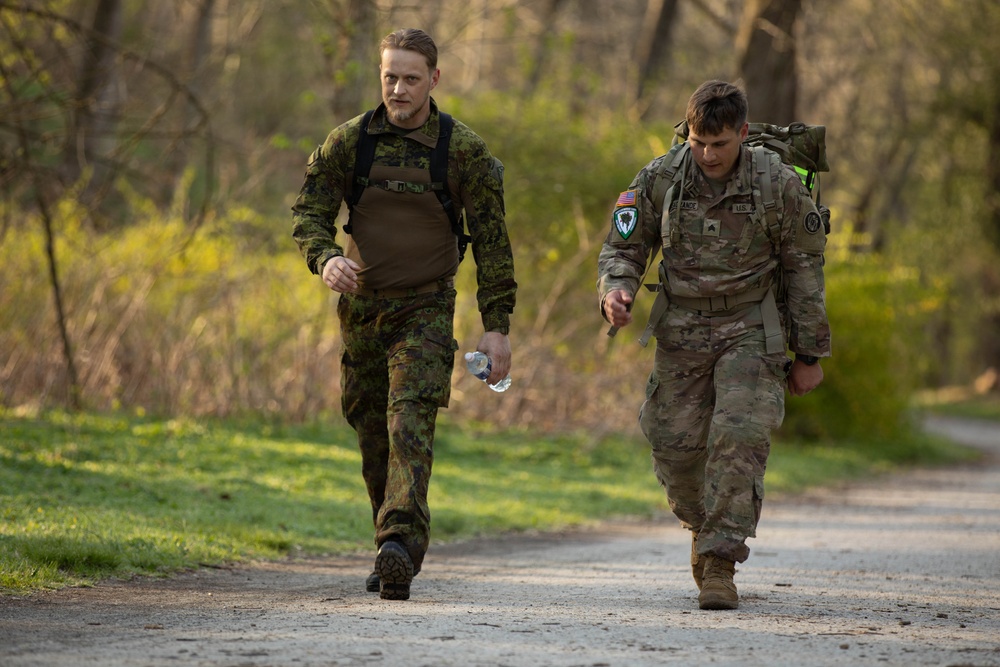 2026 Maryland State Best Warrior Competition Norwegian Foot March