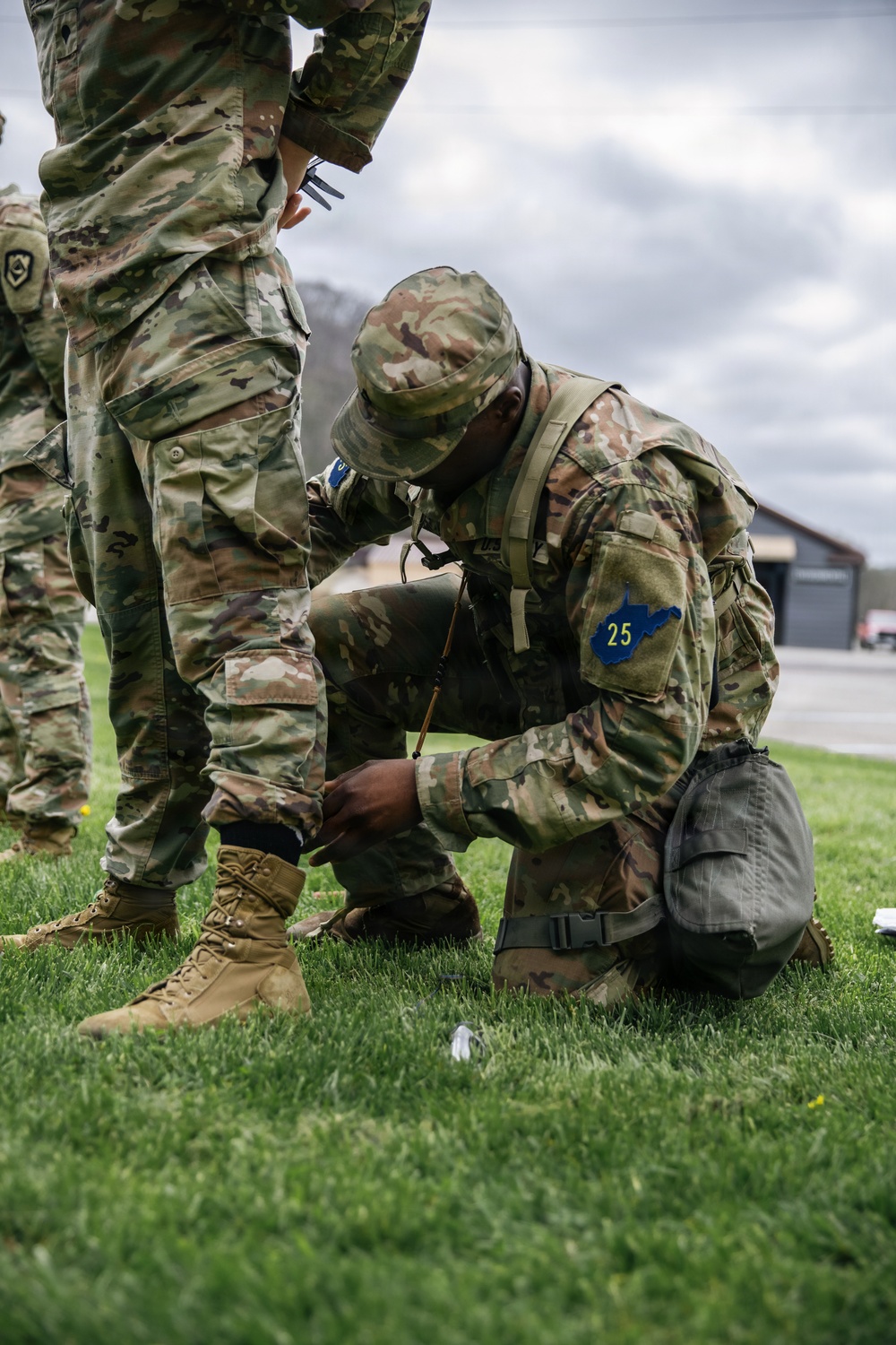 WVNG, DCNG Soldiers Compete in Best Warrior Competition at Camp Dawson, WV.