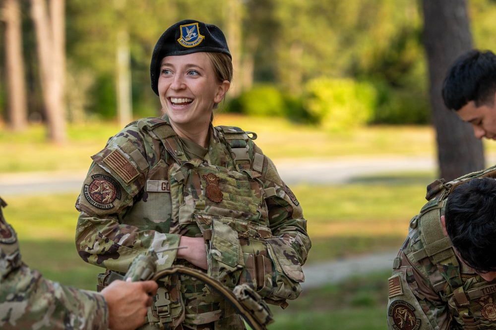 Stress test: 916th Security Forces Squadron conducts stress inoculation training