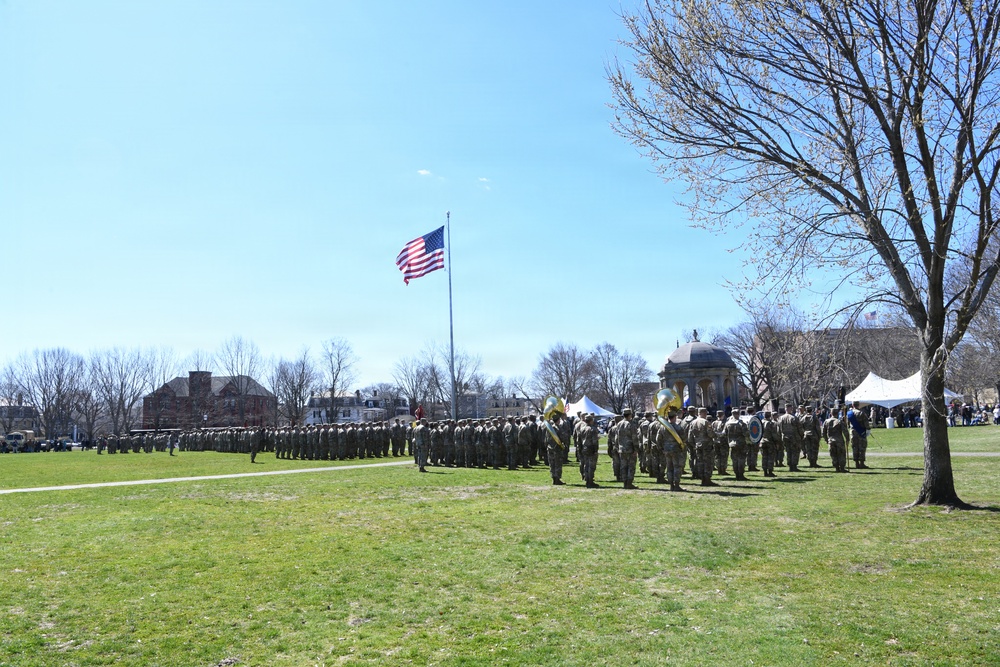 Massachusetts National Guard Commemorate the 389th Anniversary of the Salem First Muster