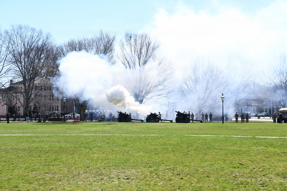 Massachusetts National Guard Commemorate the 389th Anniversary of the Salem First Muster