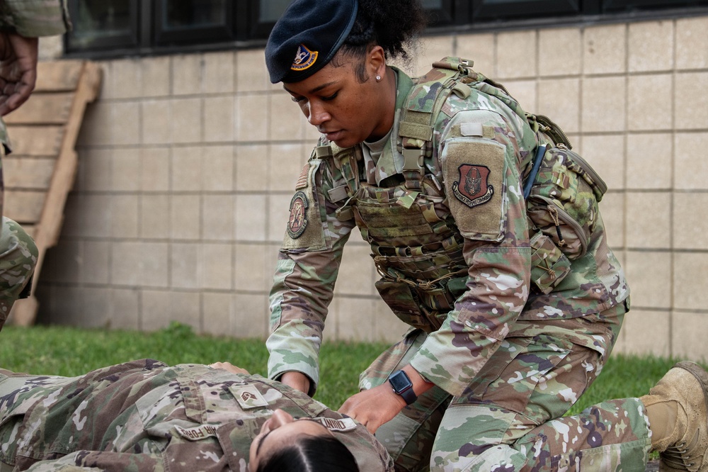 Stress test: 916th Security Forces Squadron conducts stress inoculation training