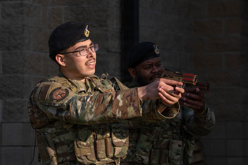 Stress test: 916th Security Forces Squadron conducts stress inoculation training