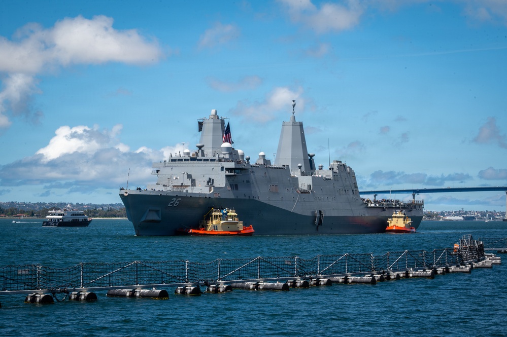 USS John P. Murtha Returns to San Diego following Recovery of NASA’s Artemis II  Crew and Space Capsule