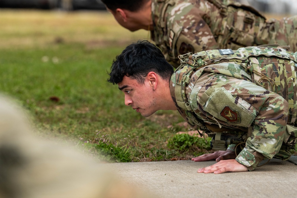 Stress test: 916th Security Forces Squadron conducts stress inoculation training