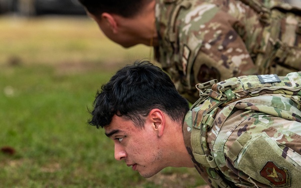 Stress test: 916th Security Forces Squadron conducts stress inoculation training
