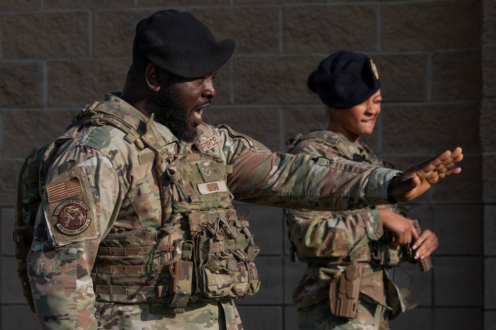 Stress test: 916th Security Forces Squadron conducts stress inoculation training