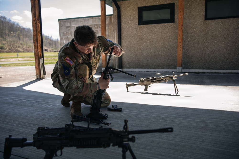 WVNG, DCNG Soldiers Compete in Best Warrior Competition at Camp Dawson, WV.