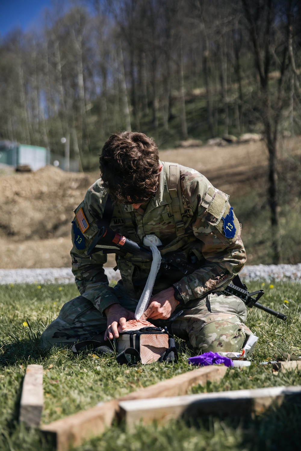 WVNG, DCNG Soldiers Compete in Best Warrior Competition at Camp Dawson, WV.