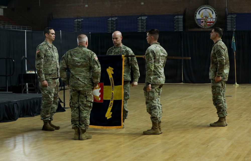 Activation of the 74th Troop Command Battalion