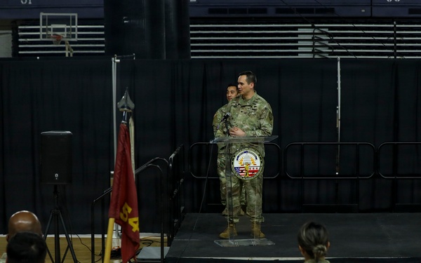 Activation of the 74th Troop Command Battalion