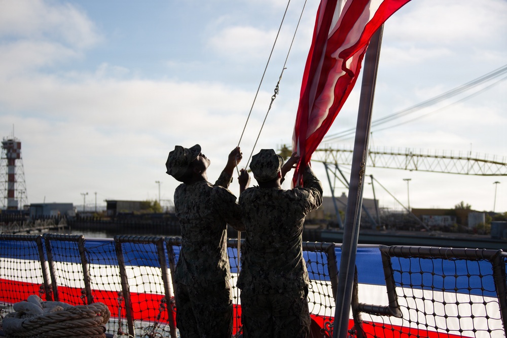 USS Harvey C. Barnum Jr. Commissioning (DDG 124) Rehearsal And Sponsor's Luncheon