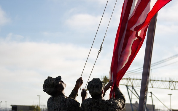 USS Harvey C. Barnum Jr. Commissioning (DDG 124) Rehearsal And Sponsor's Luncheon
