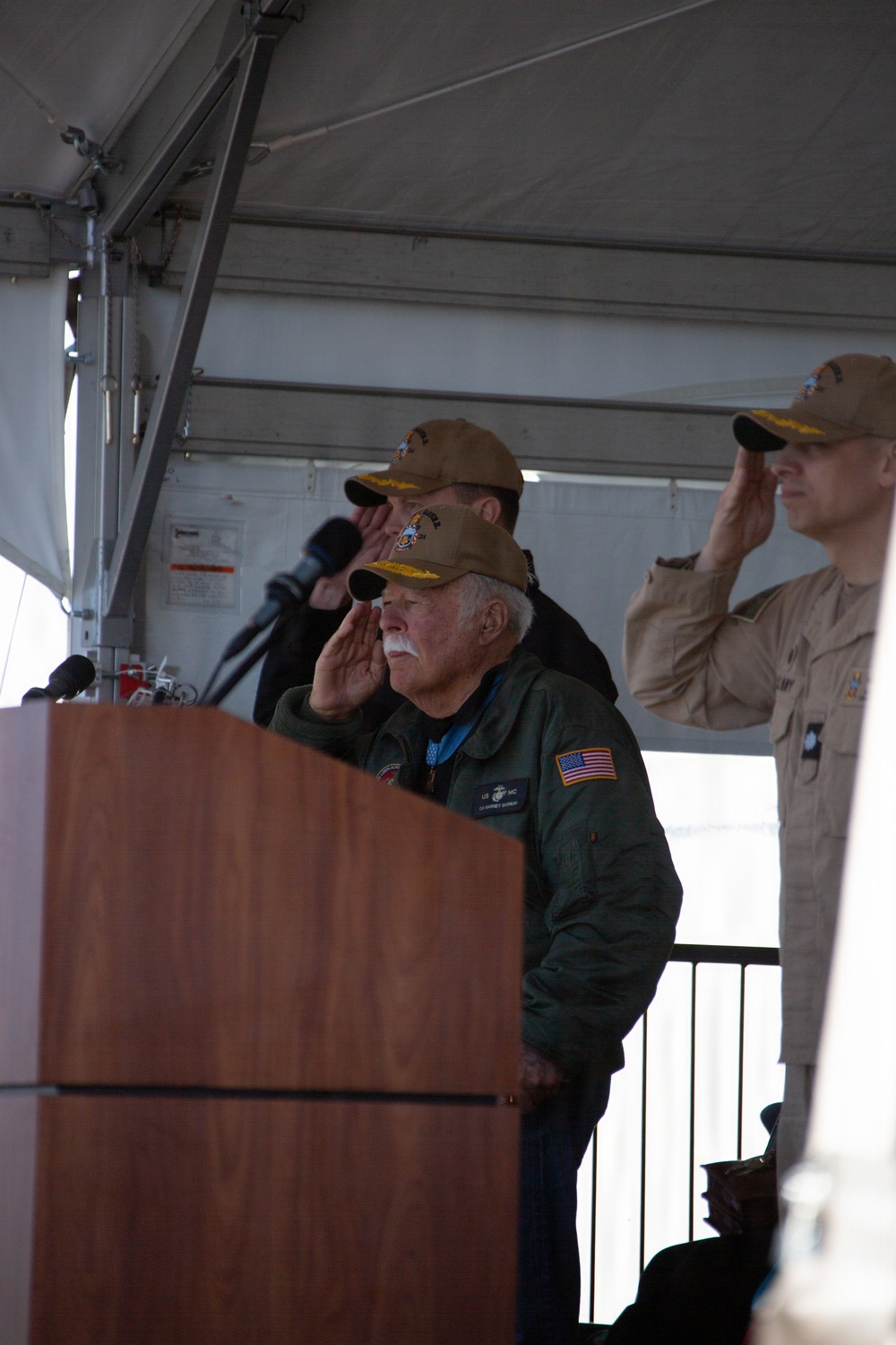 USS Harvey C. Barnum Jr. Commissioning (DDG 124) Rehearsal And Sponsor's Luncheon