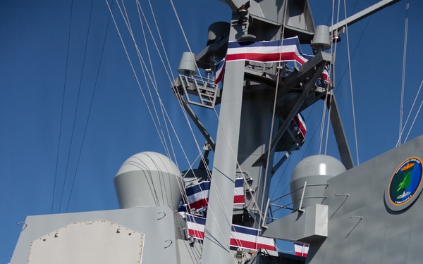 USS Harvey C. Barnum Jr. Commissioning (DDG 124) Rehearsal And Sponsor's Luncheon