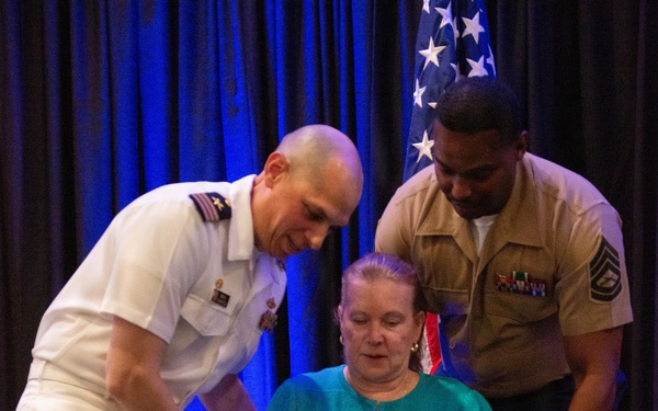 USS Harvey C. Barnum Jr. Commissioning (DDG 124) Rehearsal And Sponsor's Luncheon