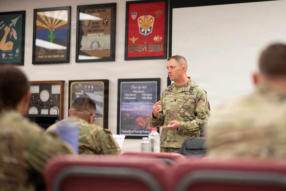 Arizona Army National Guard team leadership development program