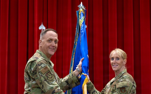 Passing the Torch: 452d AMW Welcomes Incoming Command Chief