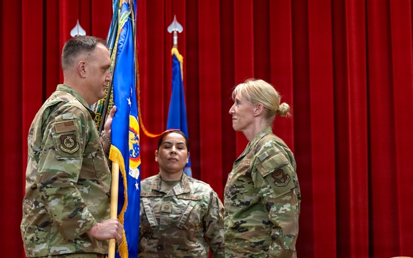 Passing the Torch: 452d AMW Welcomes Incoming Command Chief