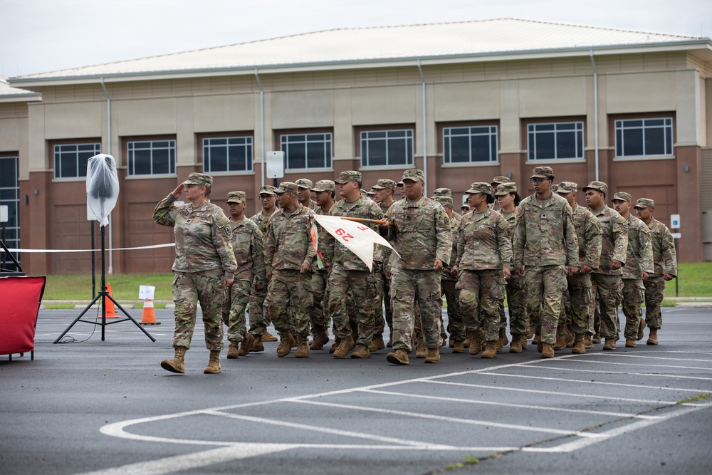 The 1-487th Field Artillery Regiment Change of Command Ceremony