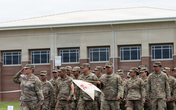 The 1-487th Field Artillery Regiment Change of Command Ceremony