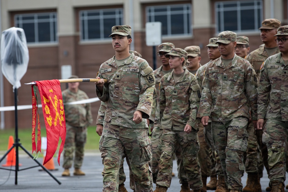 The 1-487th Field Artillery Regiment Change of Command Ceremony