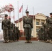 U.S. Marines with Corporals Course 2-26 Rehearse Sword Manual and Guidon