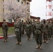 U.S. Marines with Corporals Course 2-26 Rehearse Sword Manual and Guidon