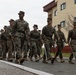 U.S. Marines with Corporals Course 2-26 Rehearse Sword Manual and Guidon