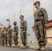 U.S. Marines with Corporals Course 2-26 Rehearse Sword Manual and Guidon
