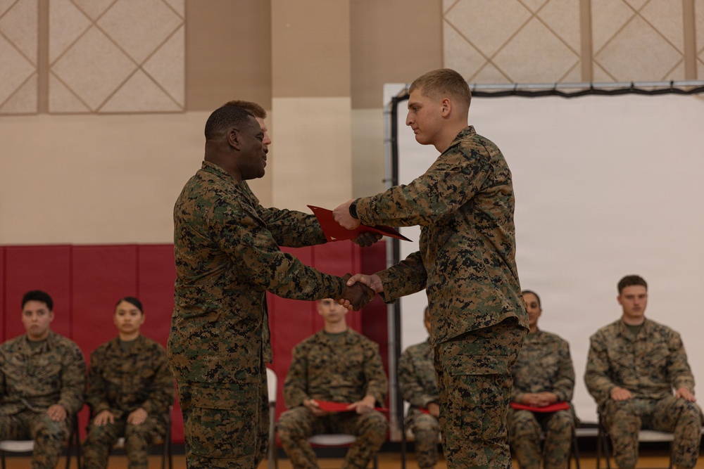 U.S. Marines Graduate from Corporals Course 2-26