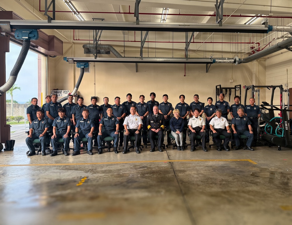 Fire and emergency services group photo