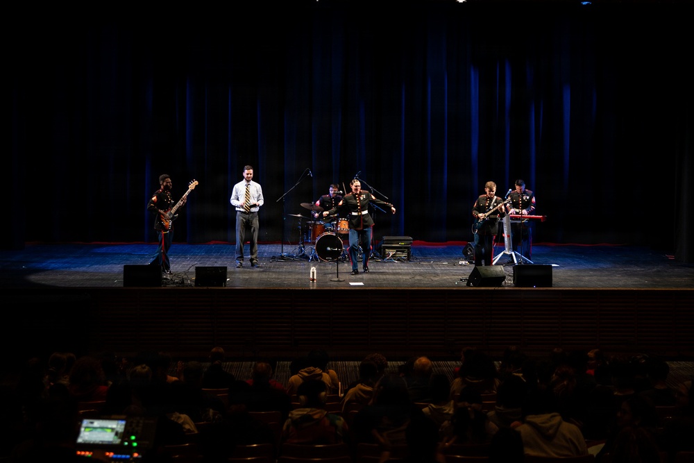 Marine Band San Diego Performs at Sheboygan South High School