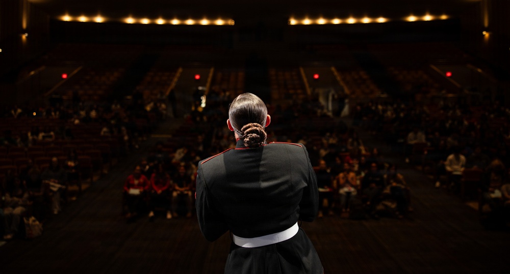 Marine Band San Diego Performs at Sheboygan South High School