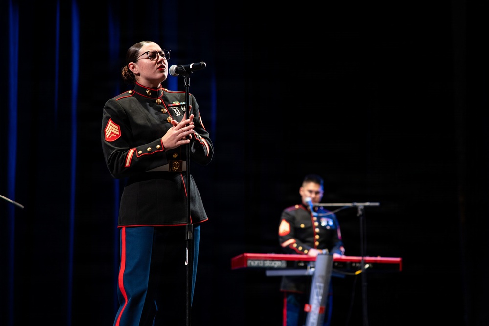 Marine Band San Diego Performs at Sheboygan South High School