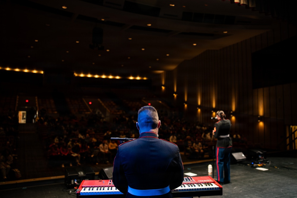 Marine Band San Diego Performs at Sheboygan South High School