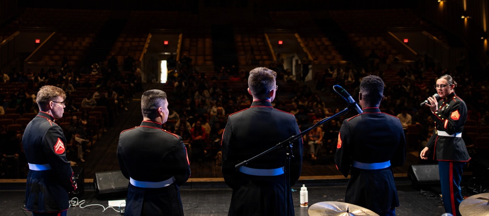 Marine Band San Diego Performs at Sheboygan South High School