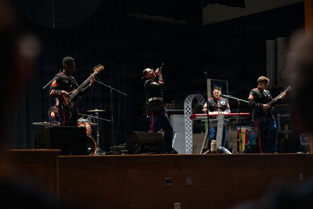 Marine Band San Diego Performs at Sheboygan North High School