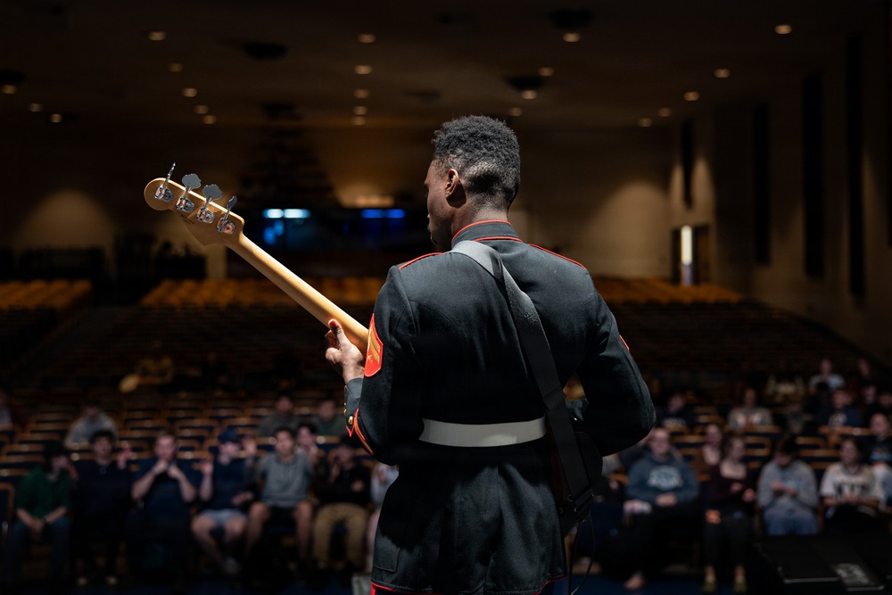 Marine Band San Diego Performs at Sheboygan North High School
