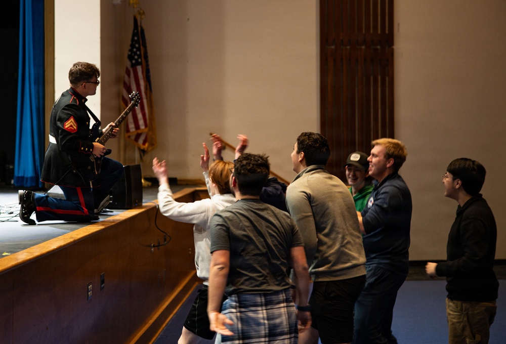 Marine Band San Diego Performs at Sheboygan North High School